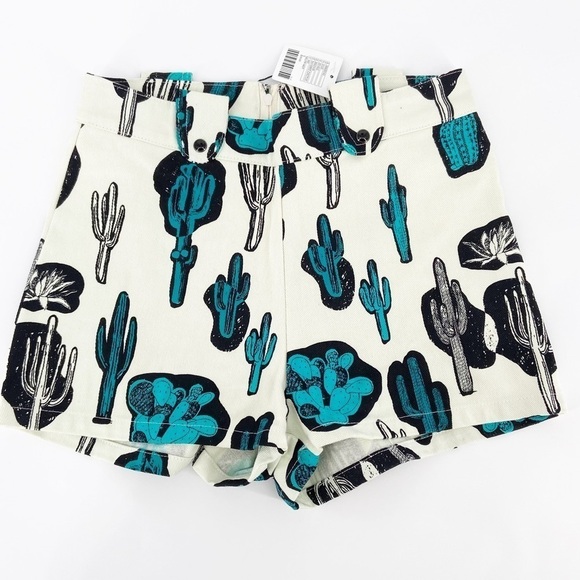 Urban Outfitters Motel Cactus Desert Shorts - Picture 1 of 5
